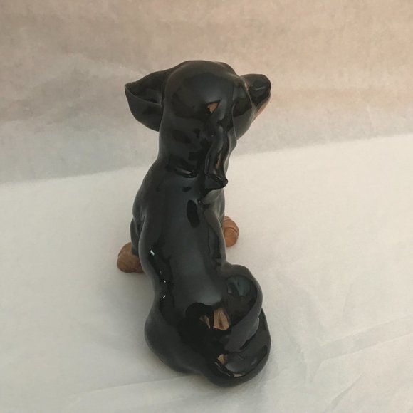 Vintage Goebel Large Dachshund Ceramic Sitting Puppy West Germany 30032-16 - Picture 3 of 6